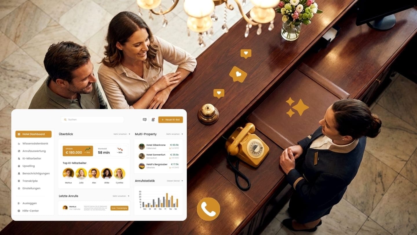 Alpivoai Dashboard – KI-Rezeptionist für Hotels