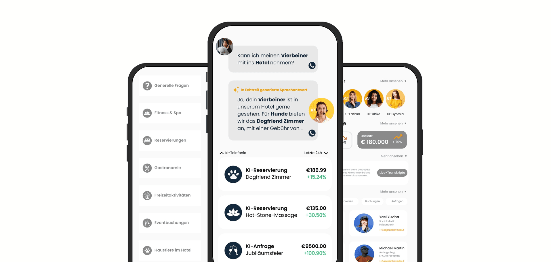 Alpivoai App Vorschau auf Smartphones
